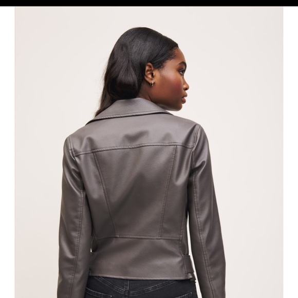 Dynamite belted faux leather jacket - Picture 3 of 5